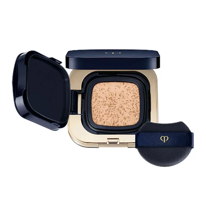 [Self-operated] Japan CLE DE PEAU BEAUTE Japanese Domestic Version Clé de Peau Beauté New Radiant Moisturizing Essence Cushion Set #OC00 15g Refill + Outer Case Square Refill - Dewy, Radiant, Long-Lasting Makeup, Sunscreen, and Primer