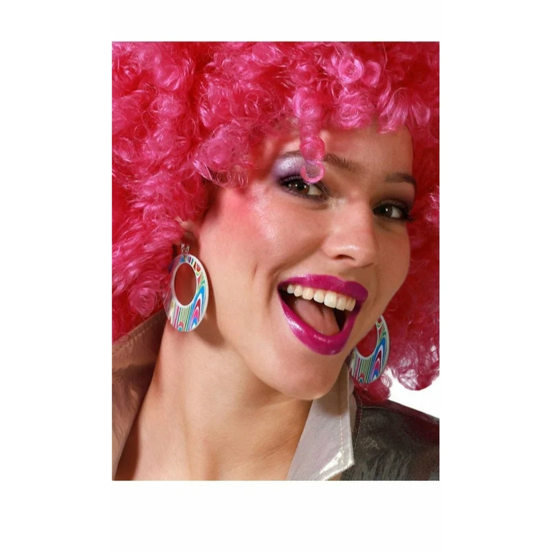 Bunte Hippie-Ohrringe