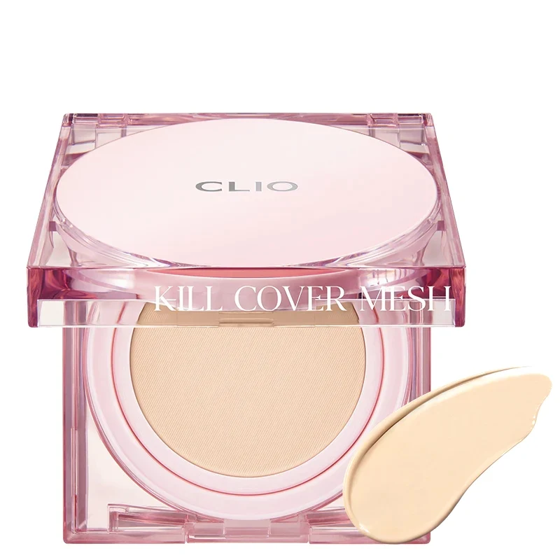 [Self-operated] South Korea CLUB CLIO Pink Quartz Square Cushion Foundation #03 Linen Ivory White With Refill 15g*2 SFP50+ PA+++
