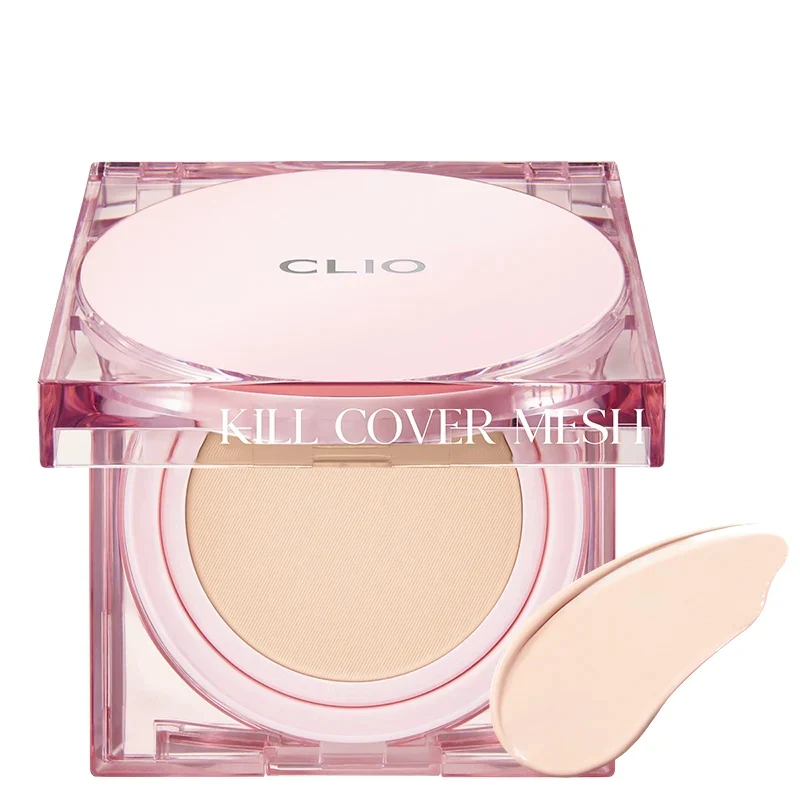 [Self-operated] Korean CLUB CLIO Pink Quartz Square Cushion Foundation #02 Lingerie Brightening Skin Comes with Refill 15g*2 SFP50+ PA+++