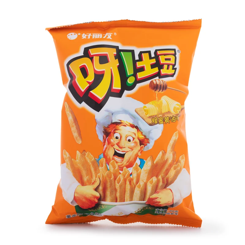 [Self-operated] Korean ORION Ah! Potato Crispy Star Fries Honey Butter Flavor 70g Puffed Snacks Casual Snacks