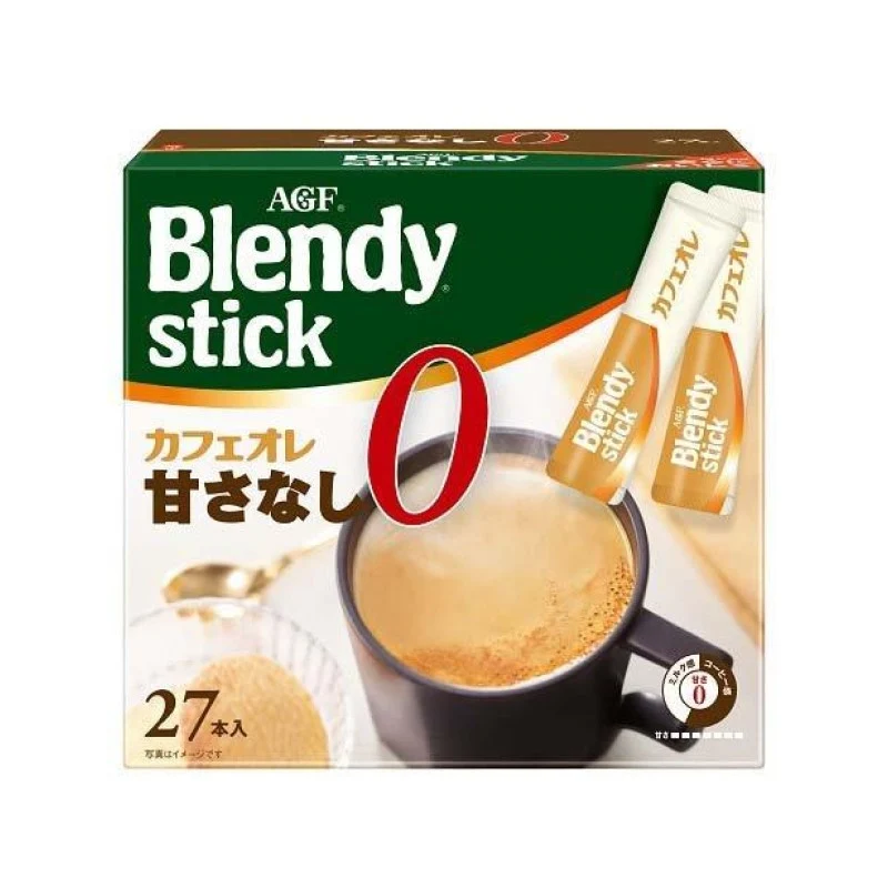 [Self-operated] Japan AGF BLENDY 0-in-27 XNUMX-sugar instant coffee XNUMX-pack, essential for refreshing and staying up late