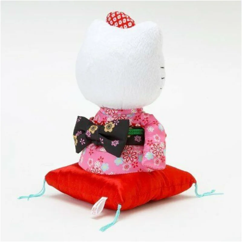 [Self-operated] Japanese Sanrio Kimono Series Doll Hello Kitty Sitting Kimono Model Japanese Made Doll Ornament Plush Toy