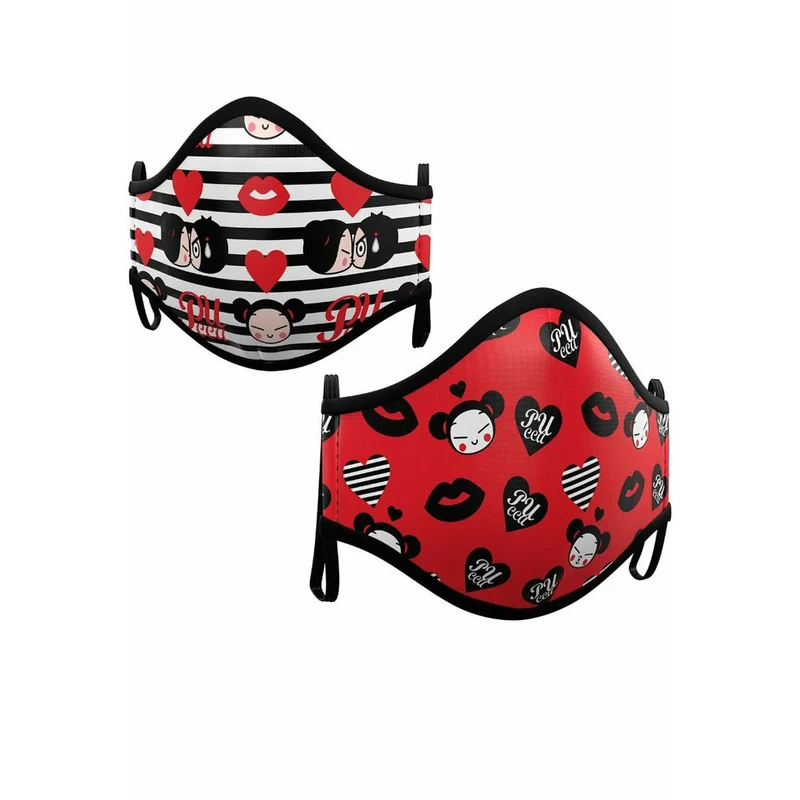 Stoffmasken 2er Pack Pucca™ für Erwachsene