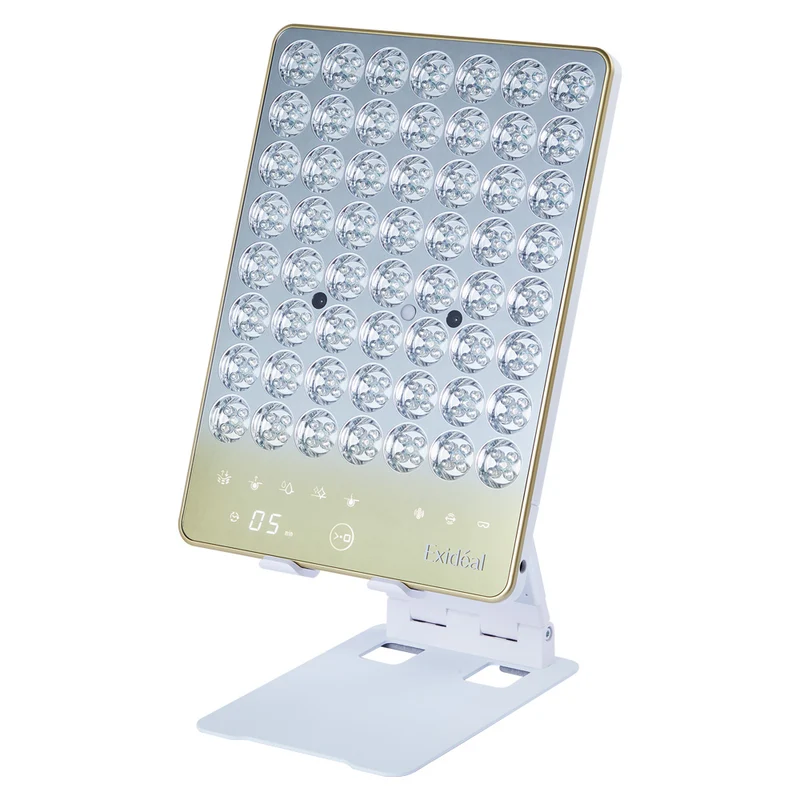 [Self-operated] Japan's Exideal Deux second-generation smart row lamp, acne-reducing, fine lines, brightening, repairing, LED light therapy skin-beautifying instrument, white model EX-HA02-WTGD-PS