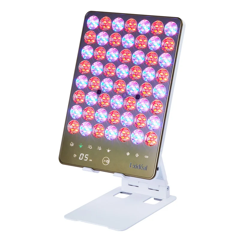 [Self-operated] Japan's Exideal Deux second-generation smart row lamp, acne-reducing, fine lines, brightening, repairing, LED light therapy skin-beautifying instrument, white model EX-HA02-WTGD-PS