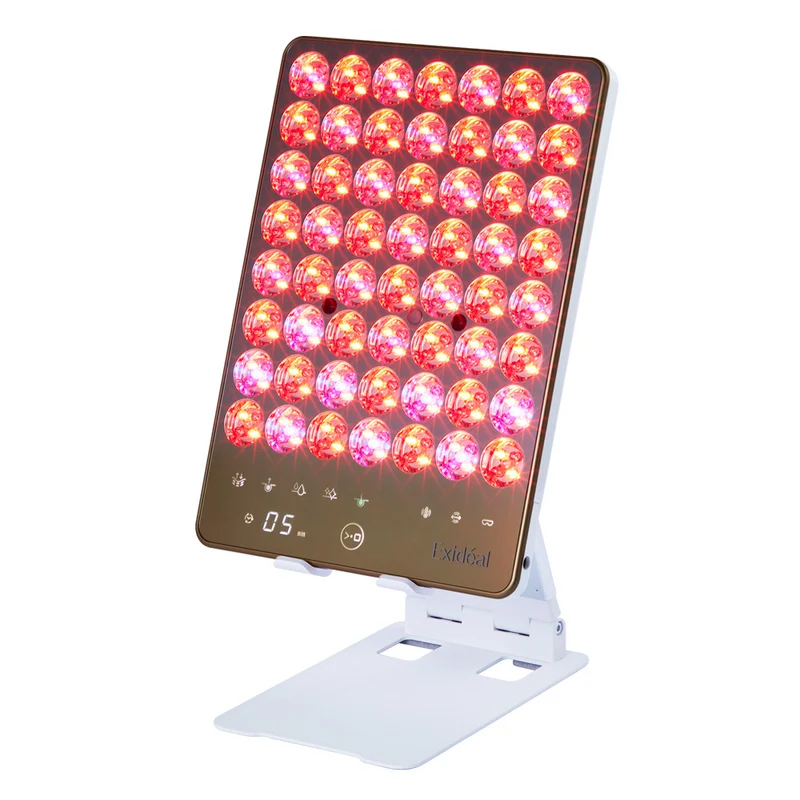 [Self-operated] Japan's Exideal Deux second-generation smart row lamp, acne-reducing, fine lines, brightening, repairing, LED light therapy skin-beautifying instrument, white model EX-HA02-WTGD-PS