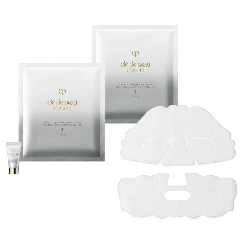 [Self-operated] CLE DE PEAU BEAUTE Japanese version of the Clé de Peau Beauté CPB New version of the light whitening concentrated care essence mask set 6 sets with exfoliating cleansing gel