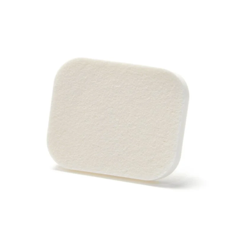 [Self-operated] Japan ROSY ROSA chiffon touch sponge puff, rectangular + round, 30 pieces, wet and dry use