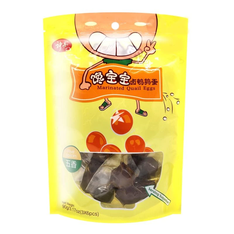 [Self-operated] China Shendan Greedy Baby Quail Eggs Five Flavors 90g Ready-to-Eat Internet Celebrity Braised Snacks Snacks