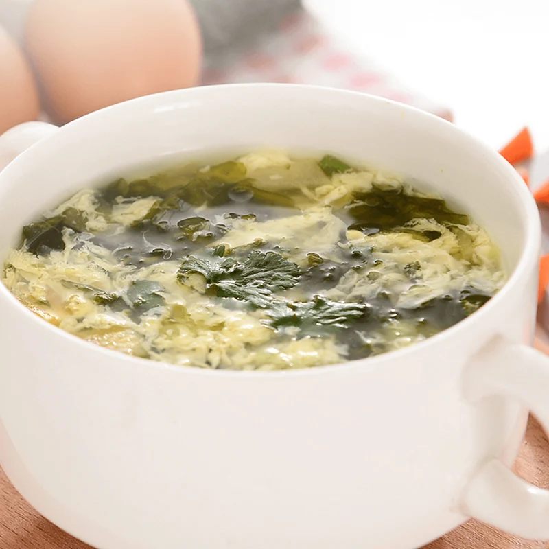 [Self-operated] China Subo seaweed and egg drop soup 32g freeze-dried packets of fresh vegetable hibiscus soup convenient instant soup packets