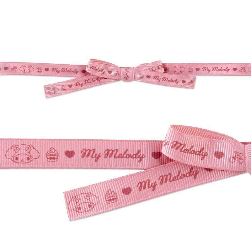 [Self-operated] Japan's Sanrio Ribbon Hair Rope Hair Clip Set Melody Fashionable Cute Back Side Hair Clip Hair Accessories Ribbon Hair Rope Hair Accessories