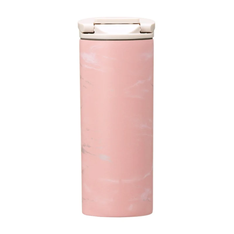 [Self-operated] Japanese Starbucks Sakura Limited Stainless Steel Marble Pattern Thermos Cup 355ml, easy to carry and long-lasting heat preservation