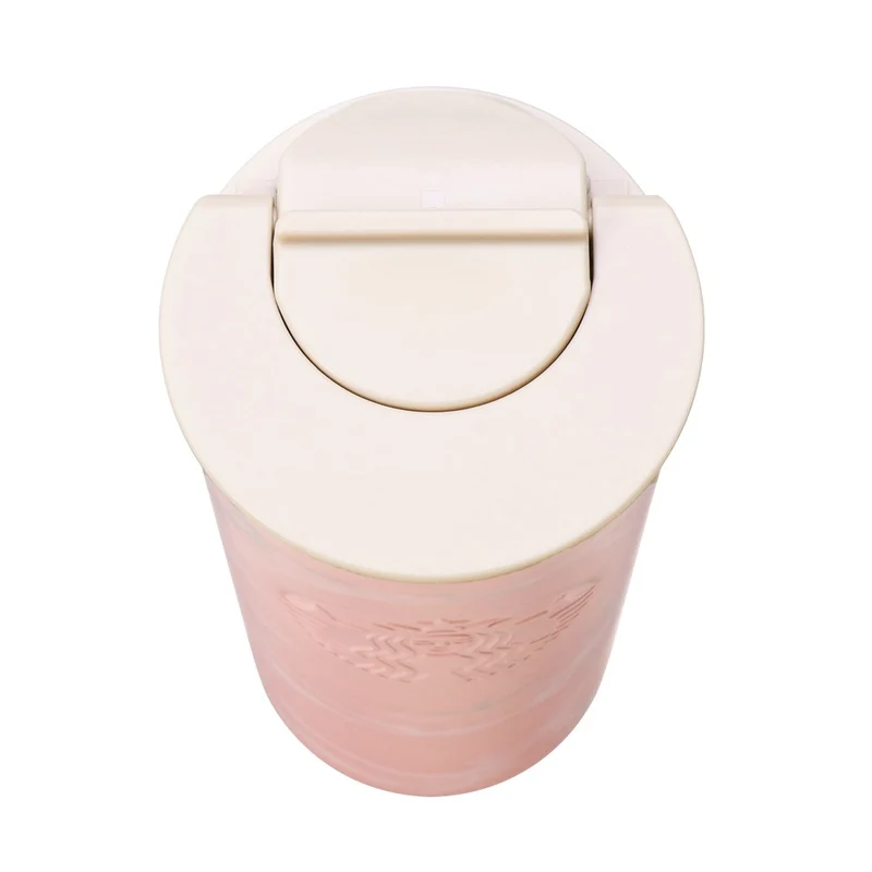 [Self-operated] Japanese Starbucks Sakura Limited Stainless Steel Marble Pattern Thermos Cup 355ml, easy to carry and long-lasting heat preservation
