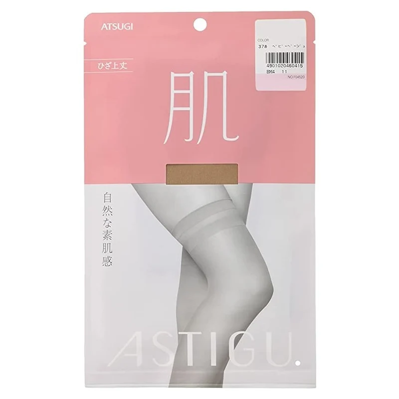 [Self-operated] Japanese ATSUGI Atsugi Natural Nude Skin Thigh Socks Tender Beige (378) 22-25cm Length Above Knee