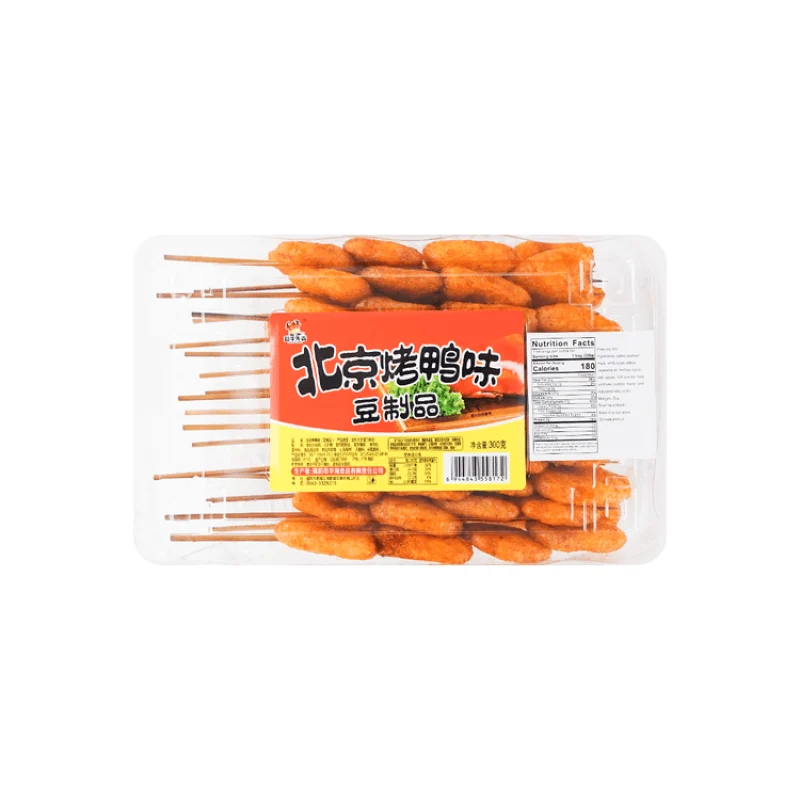[Self-operated] China Super Niu Xiansen Beijing Roast Duck Flavored Soybean Products 300g Spicy and sweet snacks nostalgic snacks