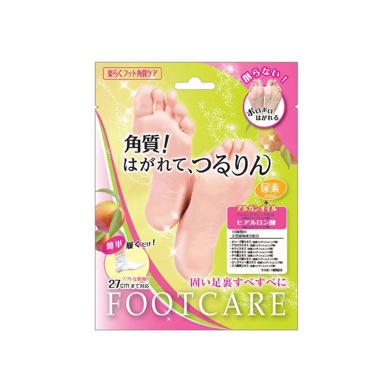 [Self-operated] Japanese LUCKY TRENDY cuticle care foot mask 1 pair, delicate skin care, softening dead skin cuticle, moisturizing feet