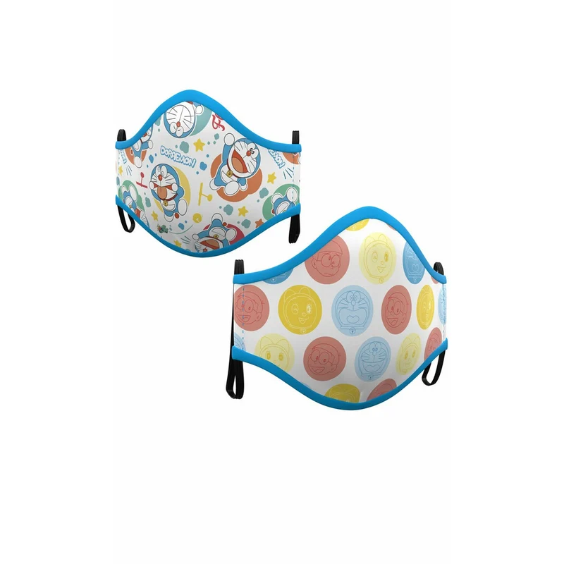 Stoffmasken 2er Pack Doraemon™ für Kinder