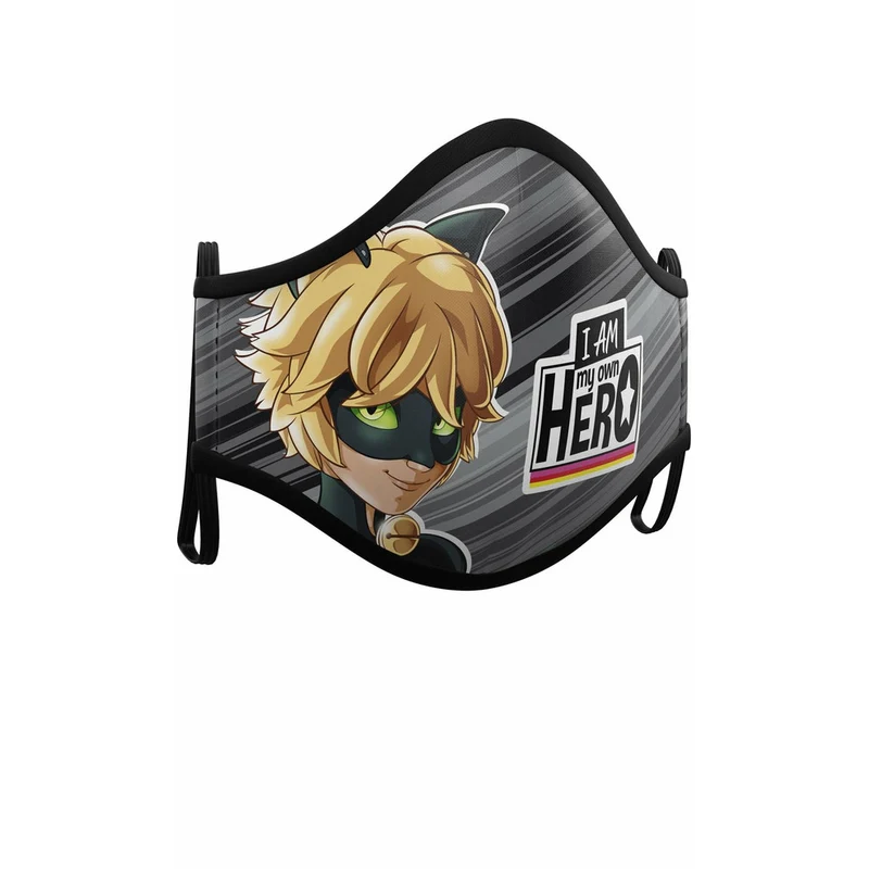 Stoffmasken 2er Pack Cat Noir™ für Kinder