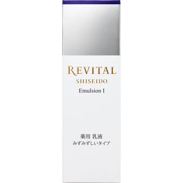 [Self-operated] Japan's Shiseido Shiseido REVITAL New Edition Essence Emulsion No. 1 Moisturizing Type 130ml Delicate, elastic, white, translucent, whitening and light spots