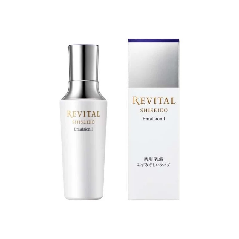 [Self-operated] Japan's Shiseido Shiseido REVITAL New Edition Essence Emulsion No. 1 Moisturizing Type 130ml Delicate, elastic, white, translucent, whitening and light spots
