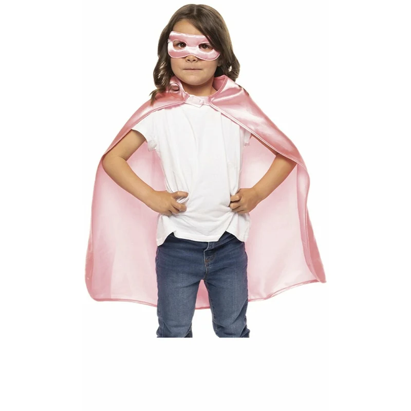 Rosa Superhelden-Set für Kinder