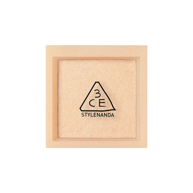[Self-operated] Korea 3CE Sanxi Jade Brightening Highlight Palette #Gentle Beige Gentle Champagne 4.8g Brightening Diamond Fine Sparkle Face Brightening Natural and Delicate