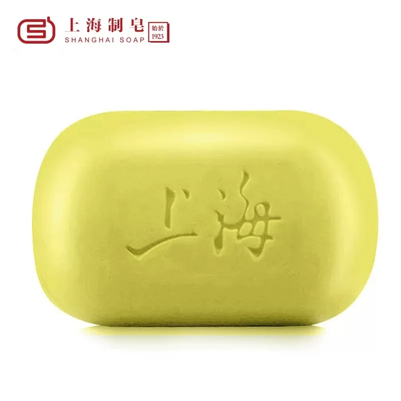 [Self-operated] China Shanghai Soap Time-honored Sulfur Soap 85g Bath Bath Soap Hand Soap Removes Mites, Clears Acne, Removes Grease, Neutral Skin Care