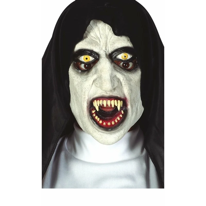 Unheimliche Nonne Latexmaske