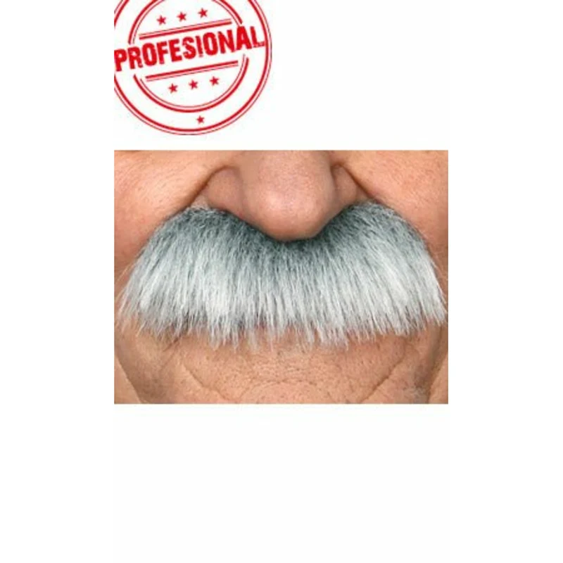 Schnurrbart grau Professional 007-MB