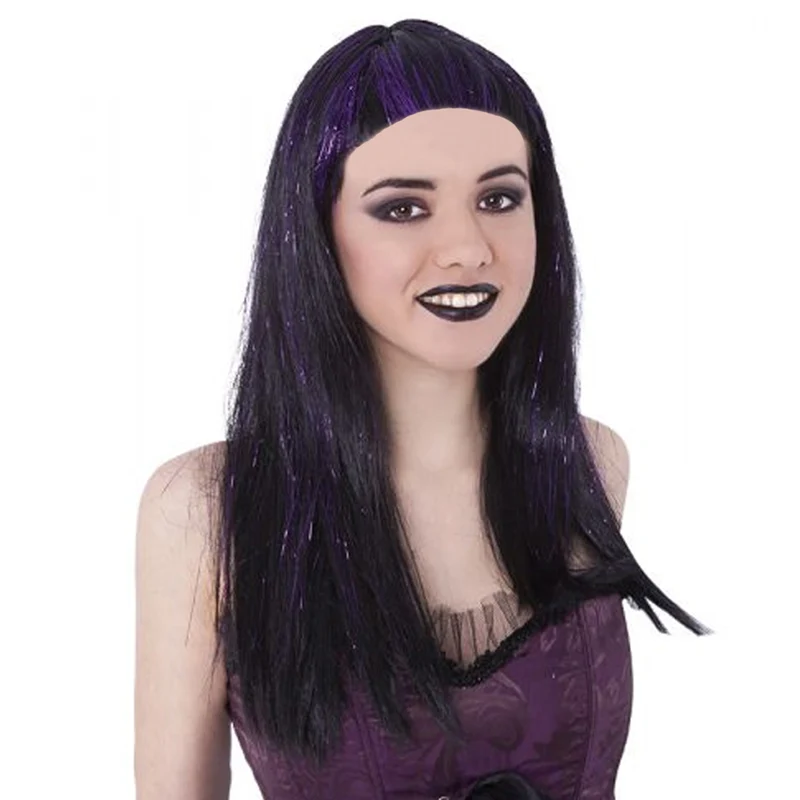 Schräge Vampirin Perücke Farben