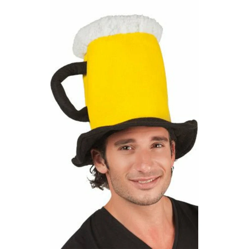 Bierkrug Mütze zweifarbig