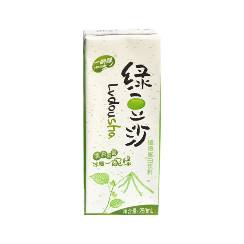 [Self-operated] Chinese bowl of green mung bean paste drink 250ml cooling and relieving mung bean soup mung bean paste