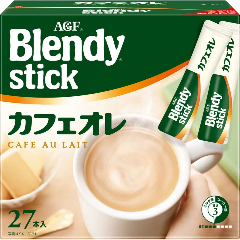 [Self-operated] Japan's AGF BLENDY 27-in-XNUMX instant original coffee XNUMX packs, essential for refreshing and staying up late