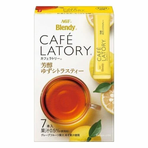 [Self-operated] Japanese AGF Blendy Brandy Fragrant Fruit Tea Grapefruit Tea 7 bags convenient for brewing fruit drinks with sweet and fruity taste