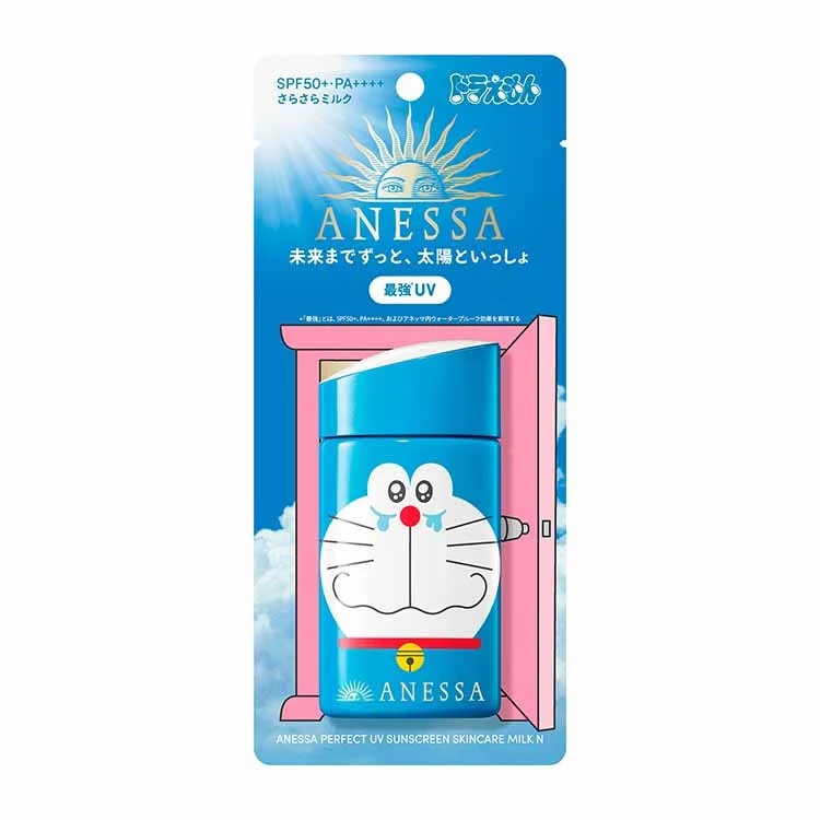 [Self-operated] Japanese SHISEIDO Japanese local version of ANESSA Doraemon joint limited edition sunscreen 60ml SFP50+ PA++++ Weeping style