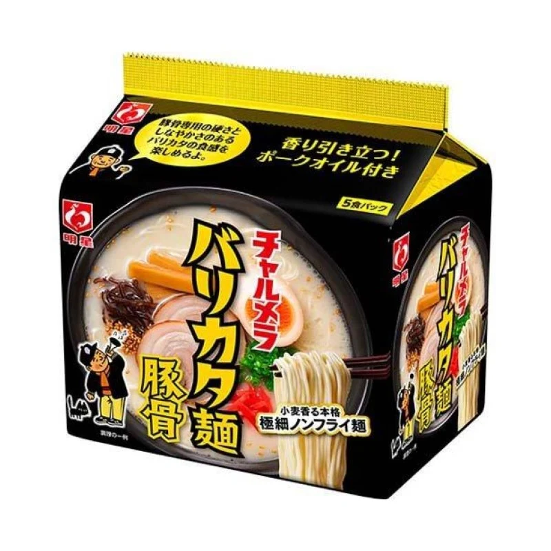 [Self-operated] Japanese MYOJO star thick pork bone ramen 5 bags ramen instant noodles instant noodles late night snack