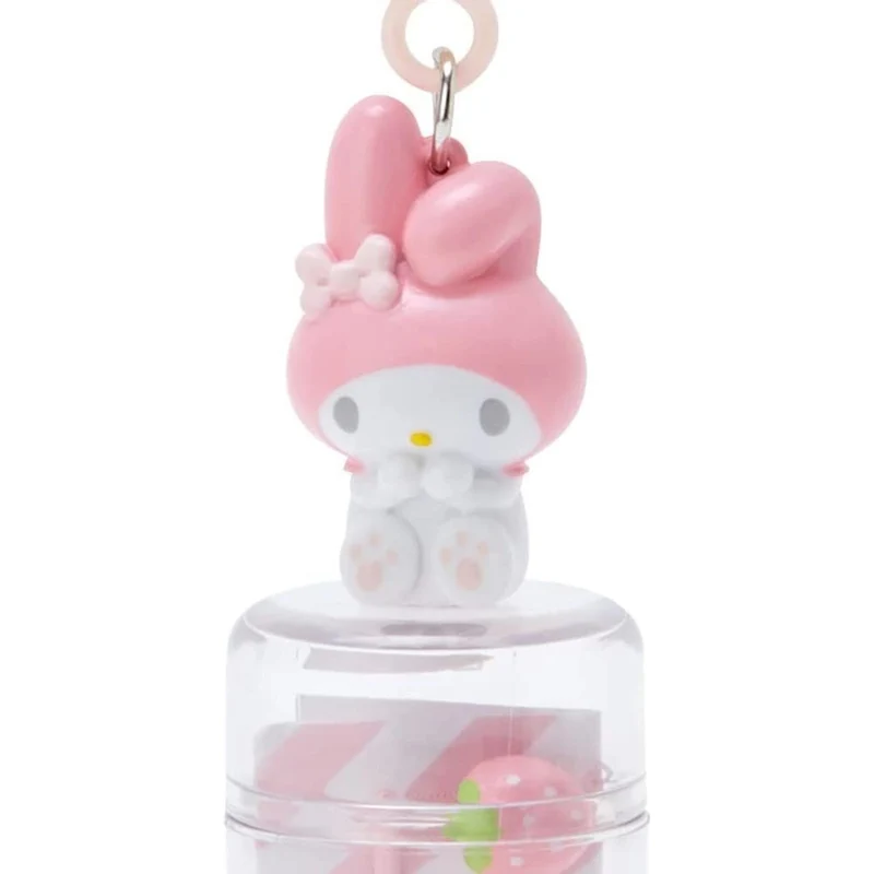 [Self-operated] Japan's Sanrio one-word hairpin with storage jar Melody style 4 pack cute one-word side clip bangs clip headband hair clip hair accessories