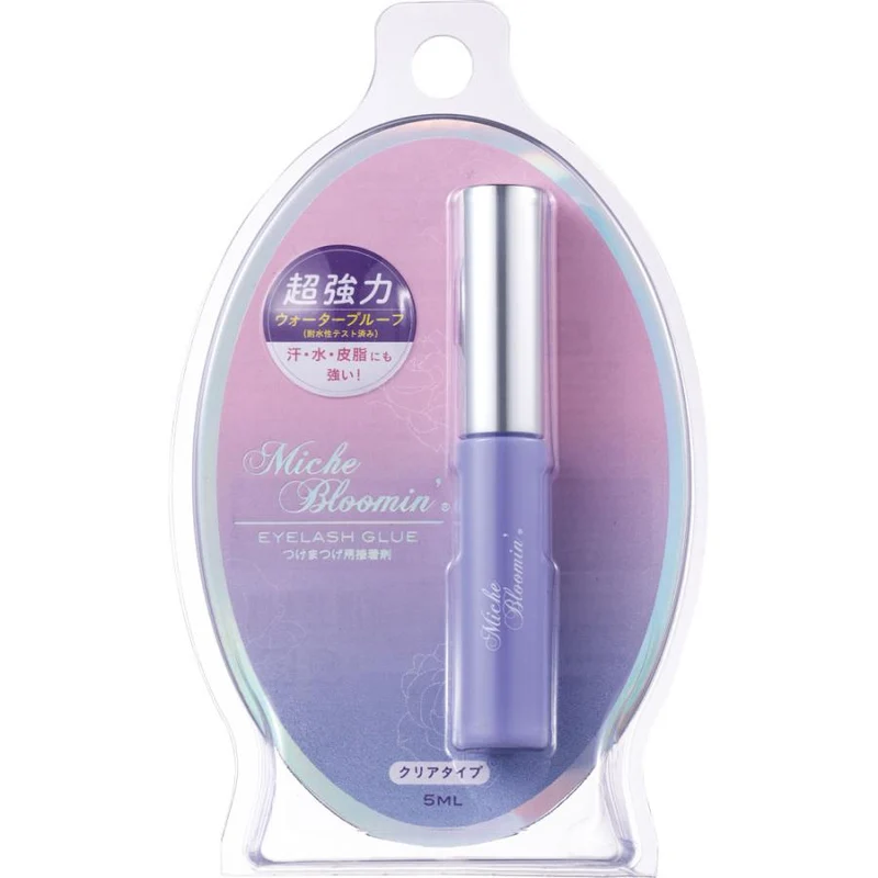 [Self-operated] Japanese Miche Bloomin Saeko False Eyelash Glue Transparent 5ml Hypoallergenic, long-lasting, quick-drying and strong stickiness