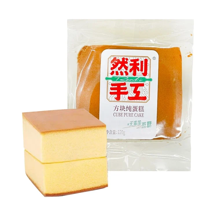 [Self-operated] China Ranli handmade original cake 120g breakfast bread cake snack snacks