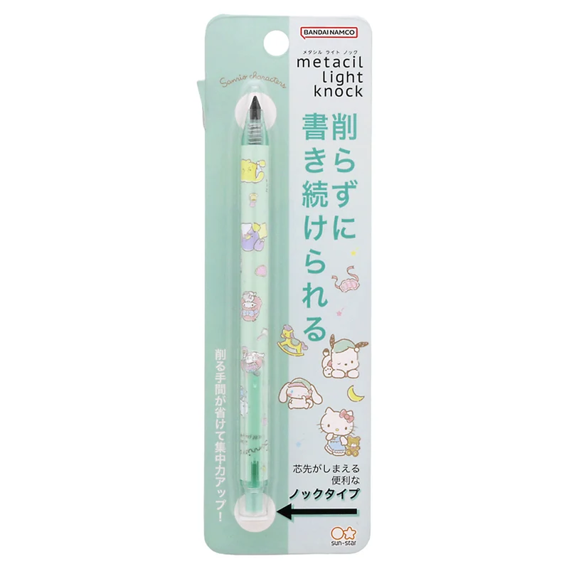 [Self-operated] Japanese Sanrio Sunstar series limited edition metal mechanical pencil Sanrio family model 1-piece cute pencil that does not need to be sharpened