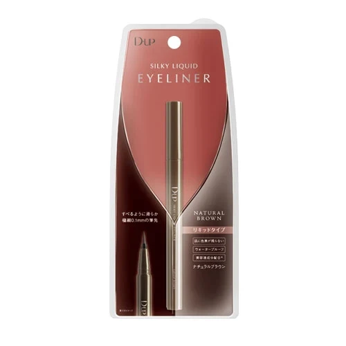 [Self-operated] Japanese D-UP Silky Eyeliner Pen Natural Brown 0.55ml, ultra-fine, quick-drying, waterproof, long-lasting and non-smudged