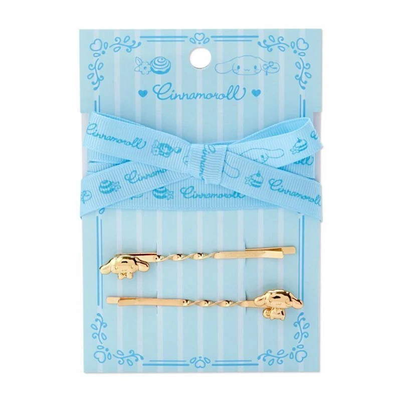 [Self-operated] Japanese Sanrio Ribbon Hair Rope Hair Clip Set Big-eared Dog Western Cute Back Side Hair Clip Hair Accessories Ribbon Hair Rope Hair Accessories