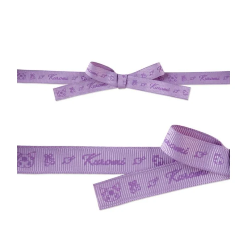 [Self-operated] Japan's Sanrio Ribbon Hair Rope Hair Clip Set, Kuromi, Western Style Cute Back Side Hair Clips, Hair Clips, Ribbon Hair Rope Hair Accessories