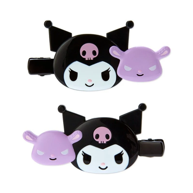 [Self-operated] Japan's Sanrio multi-character cute cartoon hairpin Kuromi 1 pair set of stylish front bangs clip headband hair clip hair accessories
