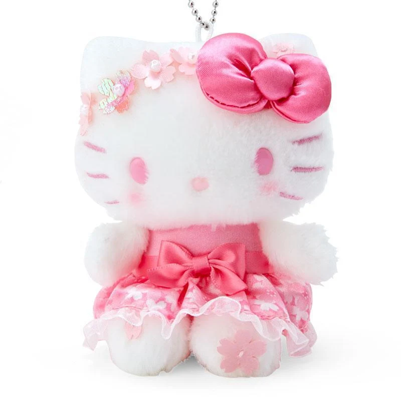 [Self-operated] Japanese Sanrio Sakura series pendant Hello Kitty style 1 car bag pendant keychain