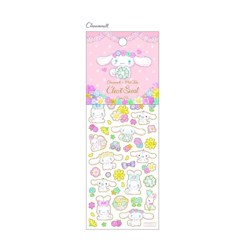 [Self-operated] Japanese Sanrio aluminum foil transparent seal sticker big-eared dog cartoon sticker