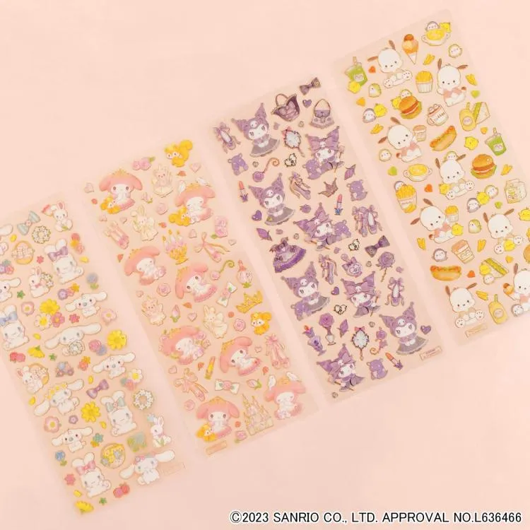[Self-operated] Japanese Sanrio aluminum foil transparent seal sticker big-eared dog cartoon sticker