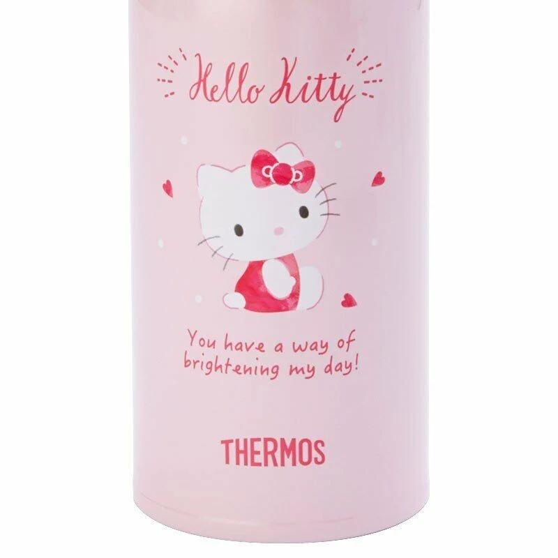 [Self-operated] Japanese Sanrio HelloKitty insulated water cup pink 350ml for direct drinking, easy to carry and long-lasting heat preservation
