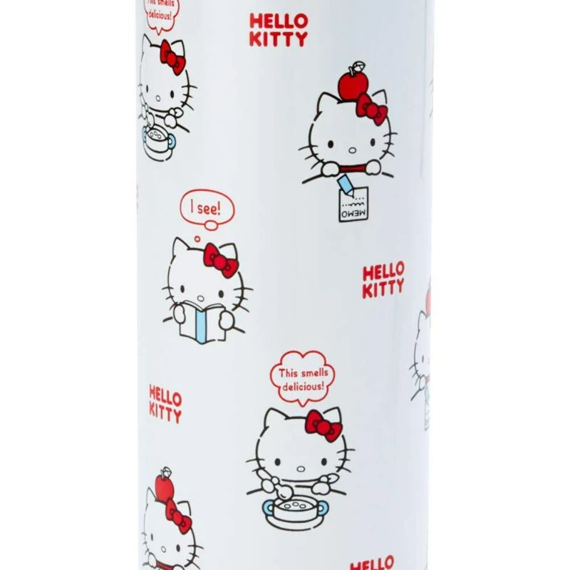 [Self-operated] Japan's Sanrio Kitty insulated water cup white 500ml Thermos limited edition direct drink, easy to carry and long-lasting heat preservation